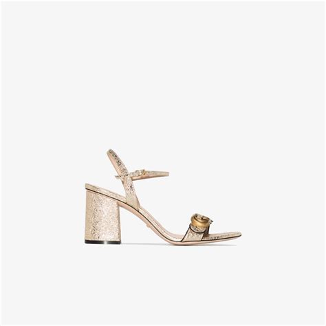 gucci platino sandals|Gucci sandals women gold.